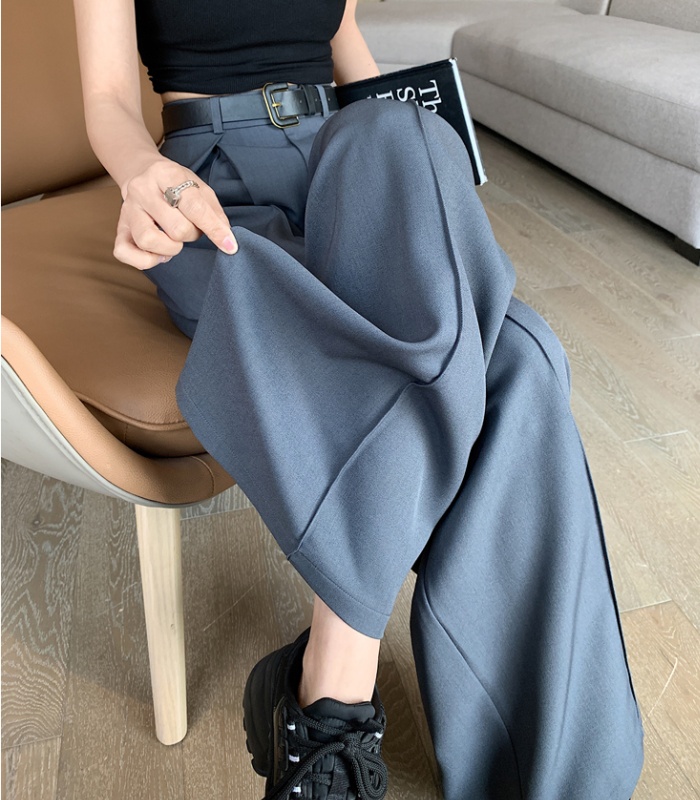 Slim Casual mopping wide leg pants loose drape suit pants