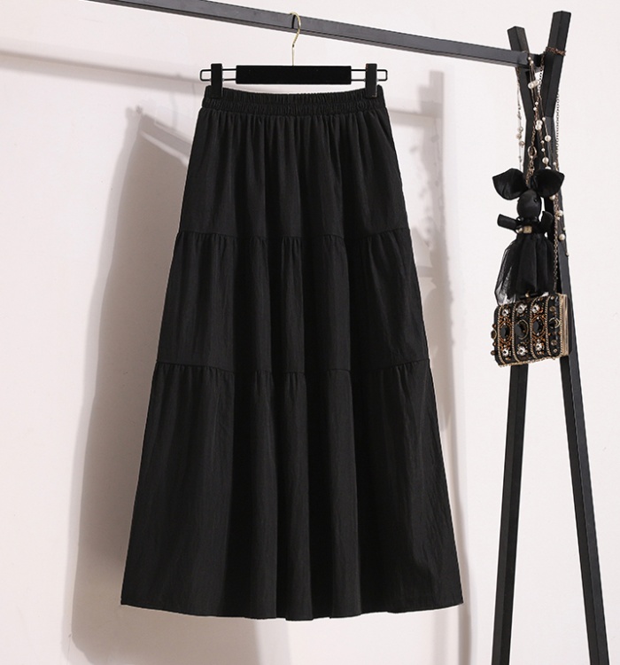 Summer tender show young long skirt A-line sweet skirt