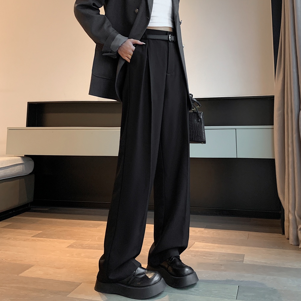 Mopping loose wide leg pants Casual drape suit pants