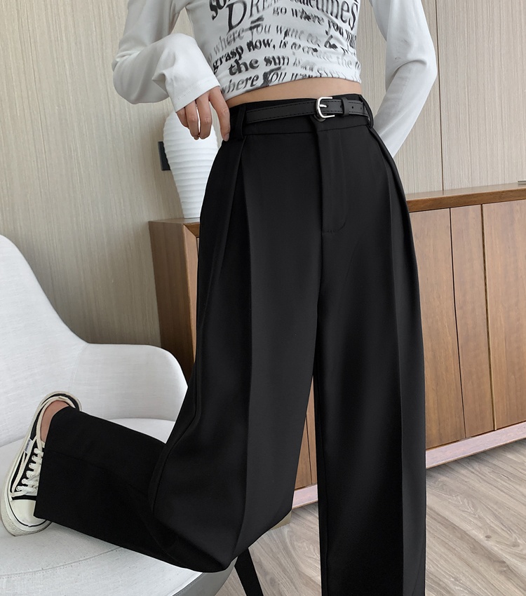 Mopping loose wide leg pants Casual drape suit pants