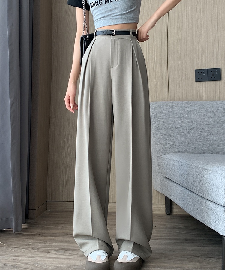 Mopping loose wide leg pants Casual drape suit pants