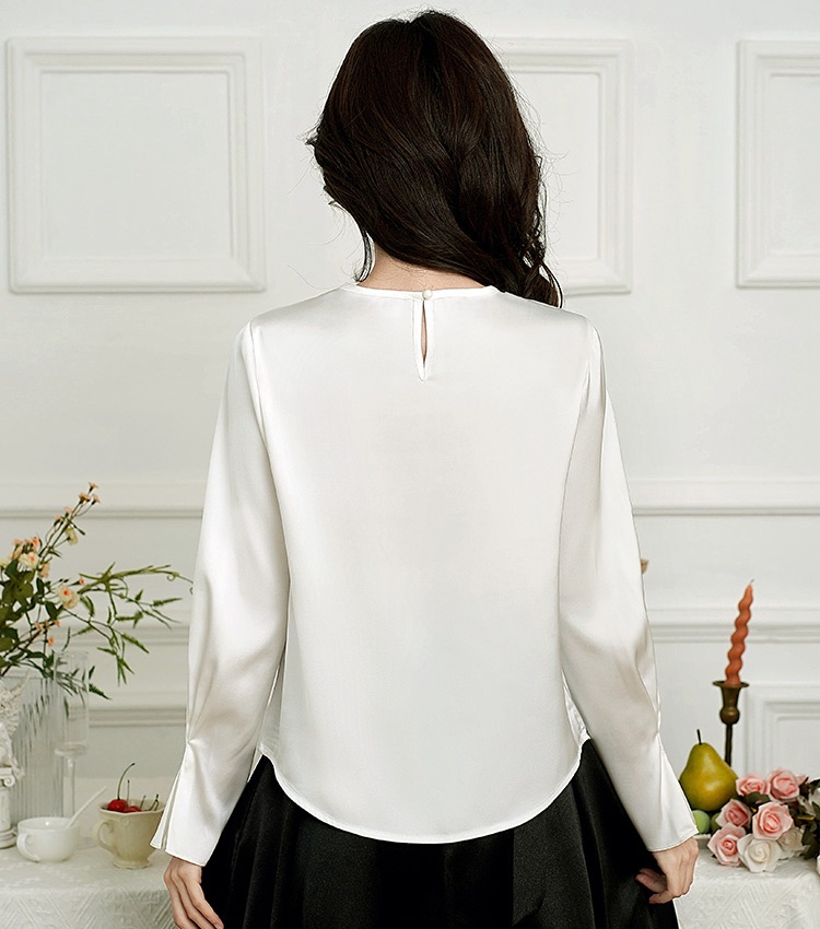 France style tops refinement shirt for women