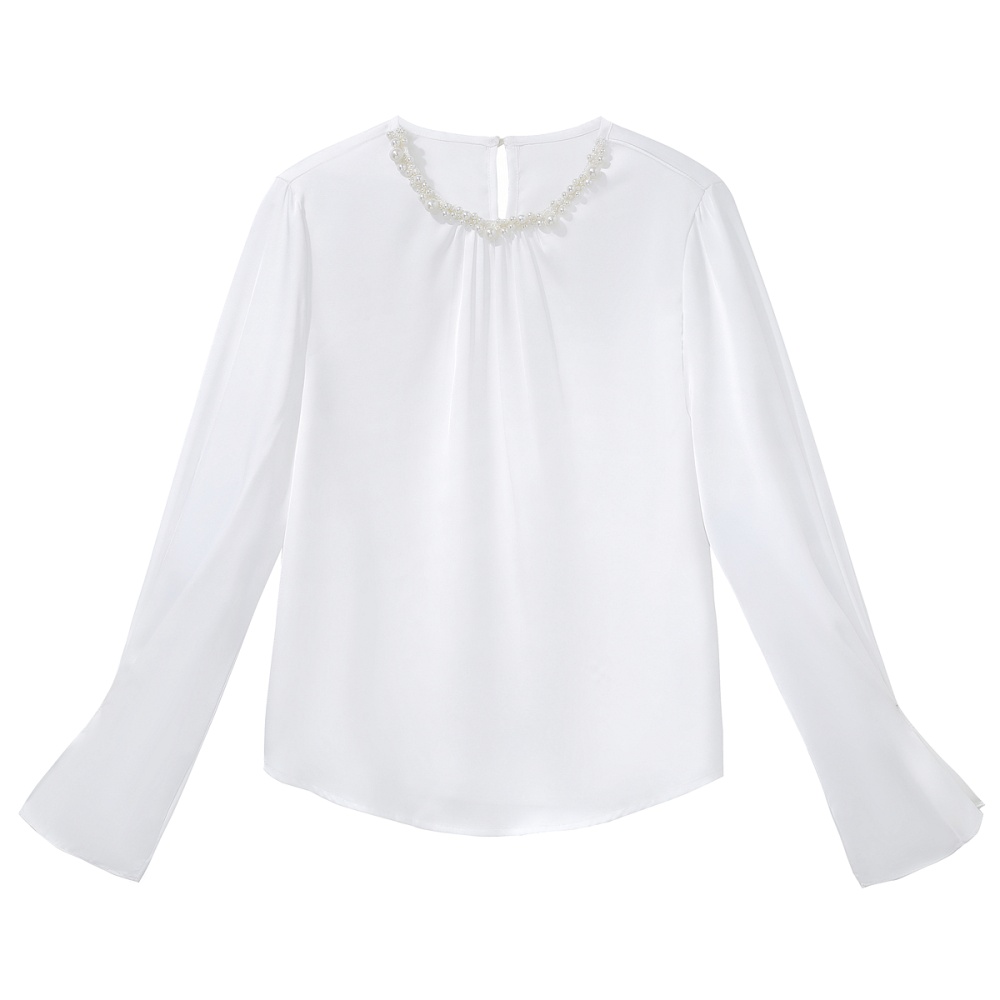 France style tops refinement shirt for women