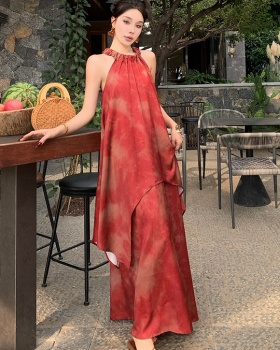 Summer Chinese style long dress temperament retro dress