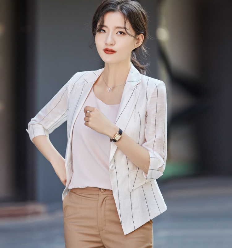 Spring and summer coat business suit for women