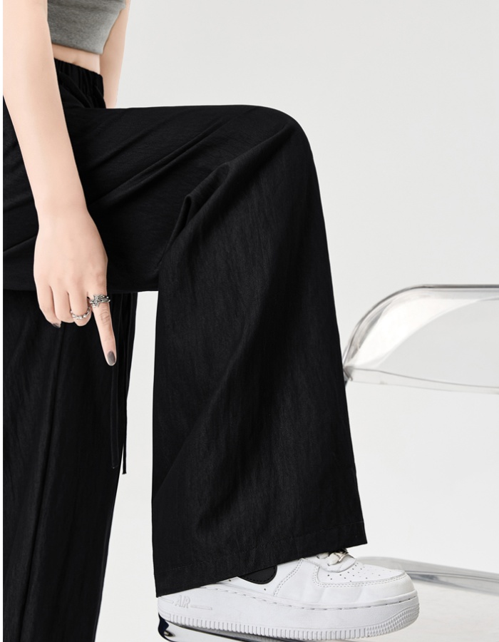 Loose wide leg pants straight pants for women