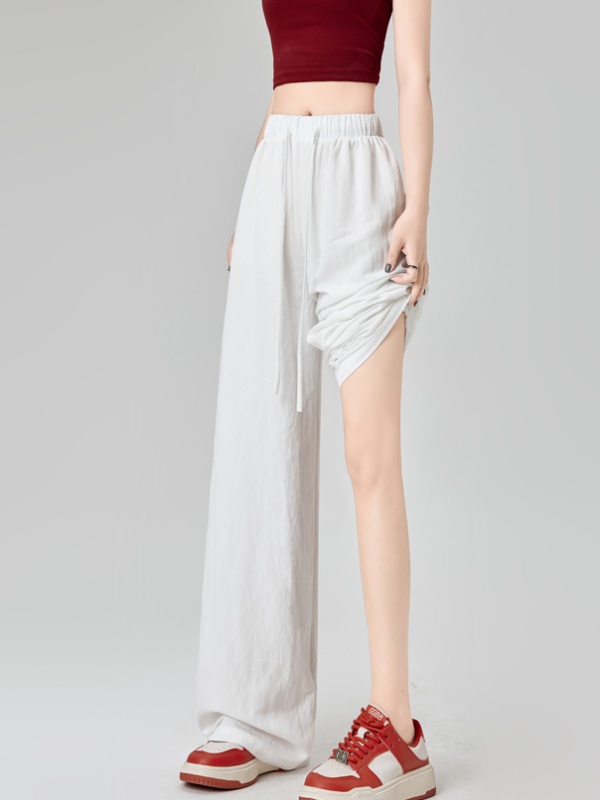 Loose wide leg pants straight pants for women