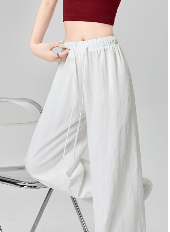 Loose wide leg pants straight pants for women