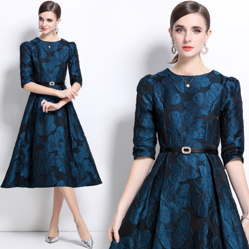 Refinement spring France style slim ladies dress