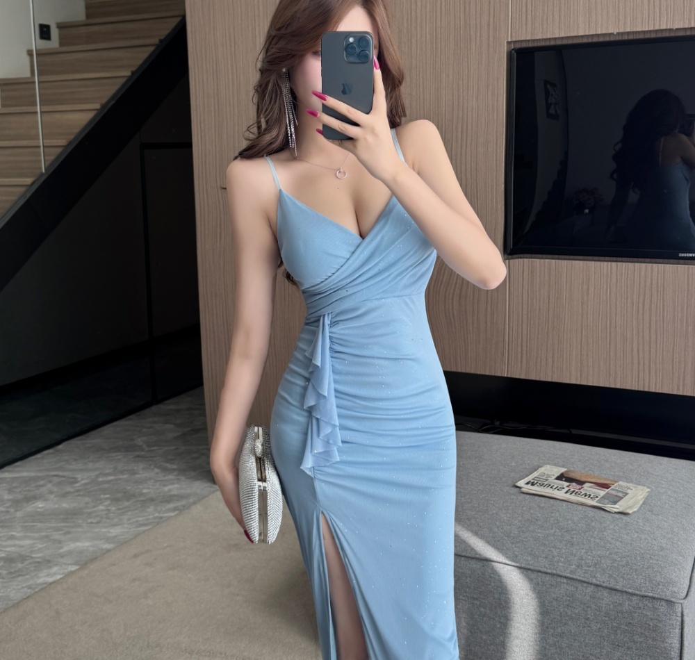 Temperament enticement long dress bottoming sling dress