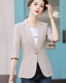 Spring and summer short tops all-match temperament coat