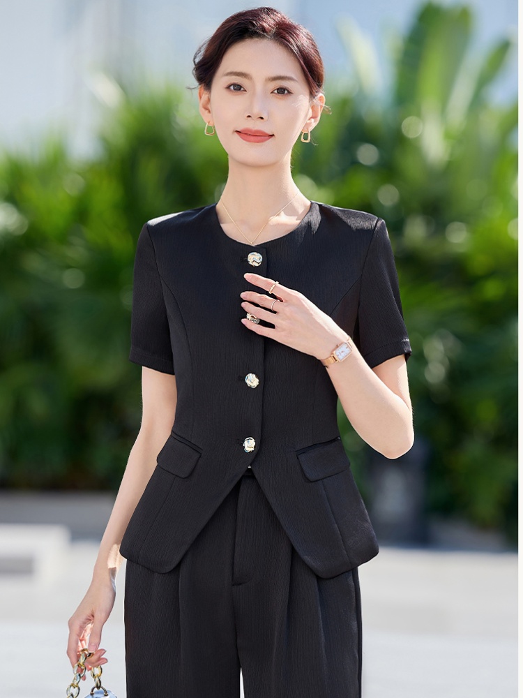 Fashion coat summer business suit a set for women