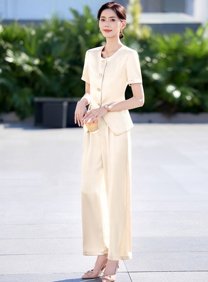 Fashion coat summer business suit a set for women