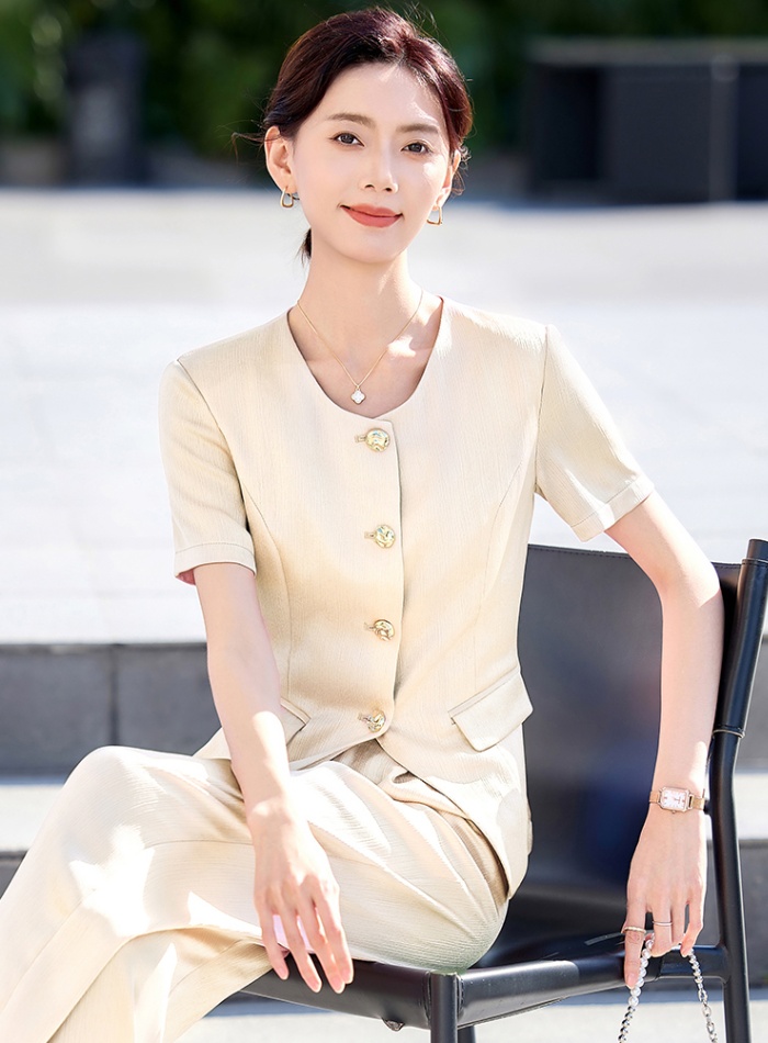 Fashion coat summer business suit a set for women