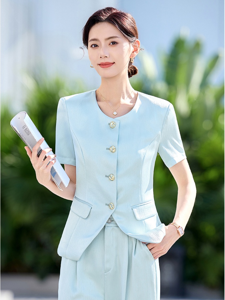 Fashion coat summer business suit a set for women