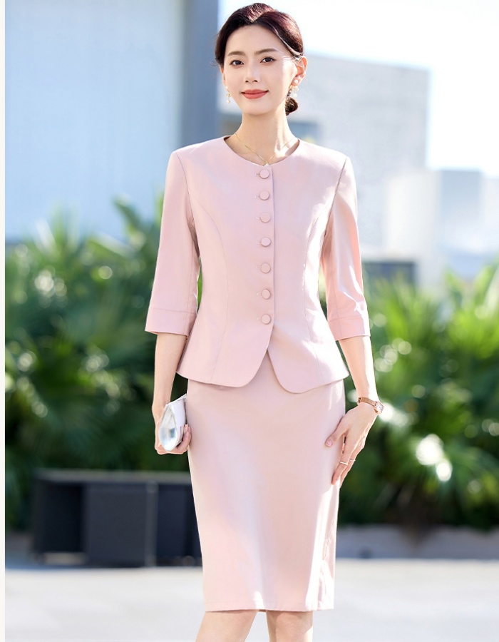 Temperament fashion business suit overalls skirt 2pcs set