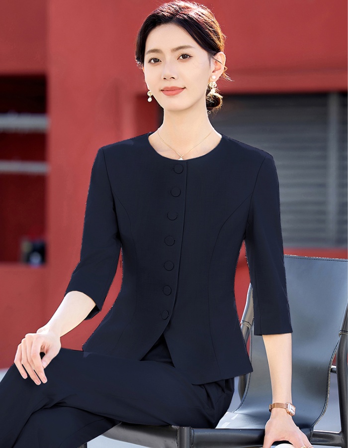 Fashion business suit suit pants 2pcs set for women