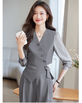 Loose suit pants business suit 2pcs set for women