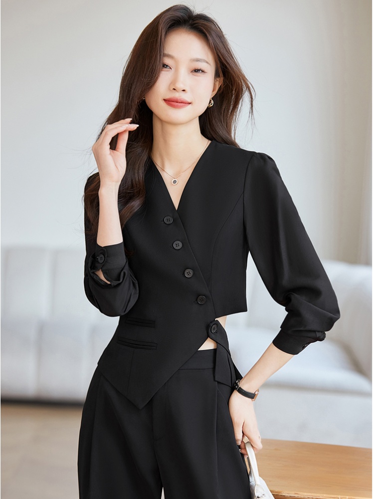 Loose suit pants business suit 2pcs set for women