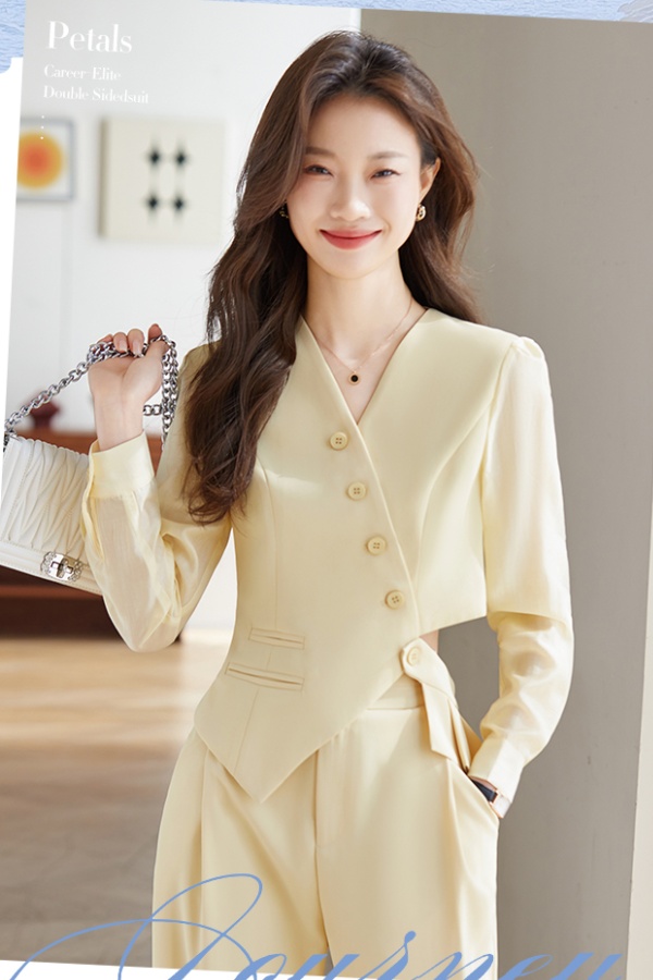 Loose suit pants business suit 2pcs set for women