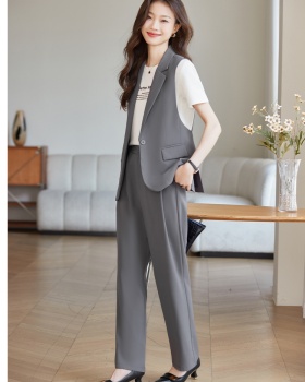 Casual coat temperament business suit 2pcs set for women