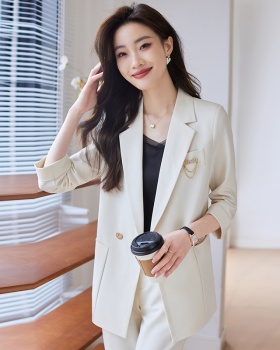 Spring temperament business suit fashion coat for women