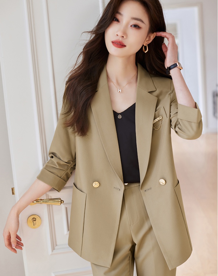 Spring temperament business suit fashion coat for women