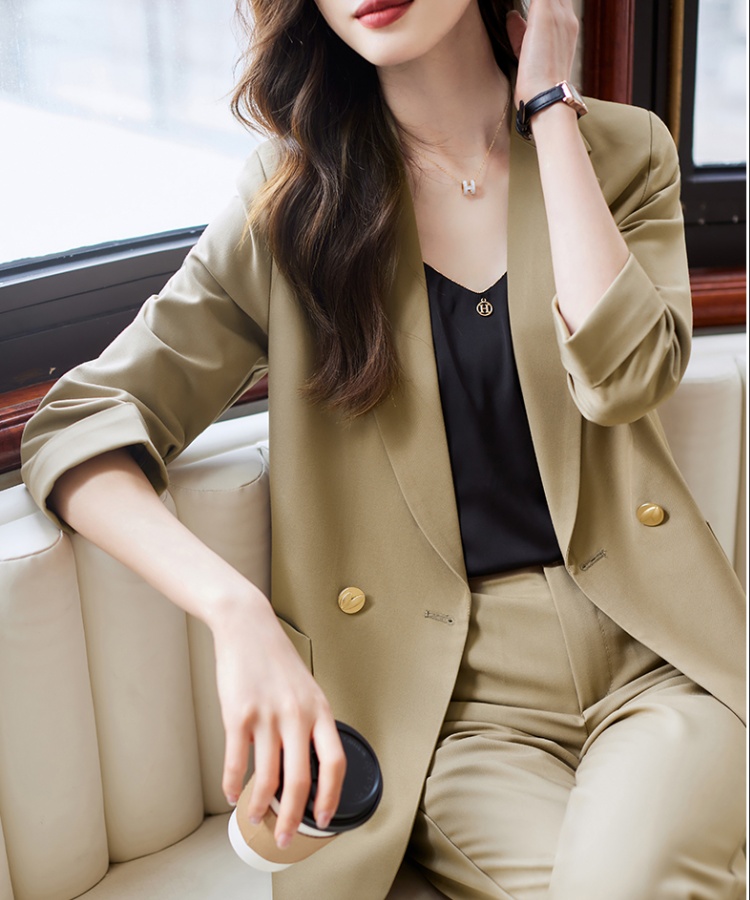 Spring temperament business suit fashion coat for women