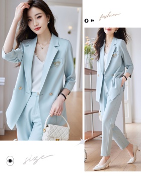 Spring coat temperament business suit 2pcs set