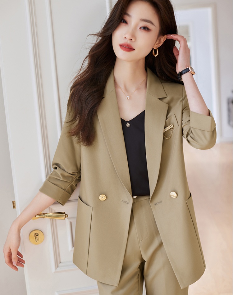 Spring coat temperament business suit 2pcs set