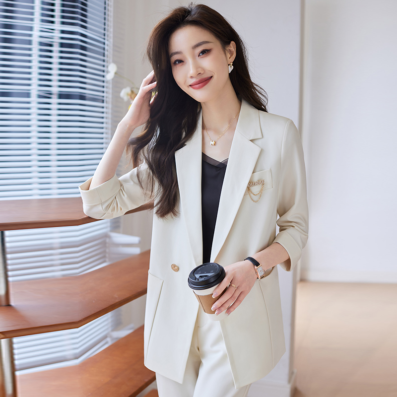 Spring coat temperament business suit 2pcs set