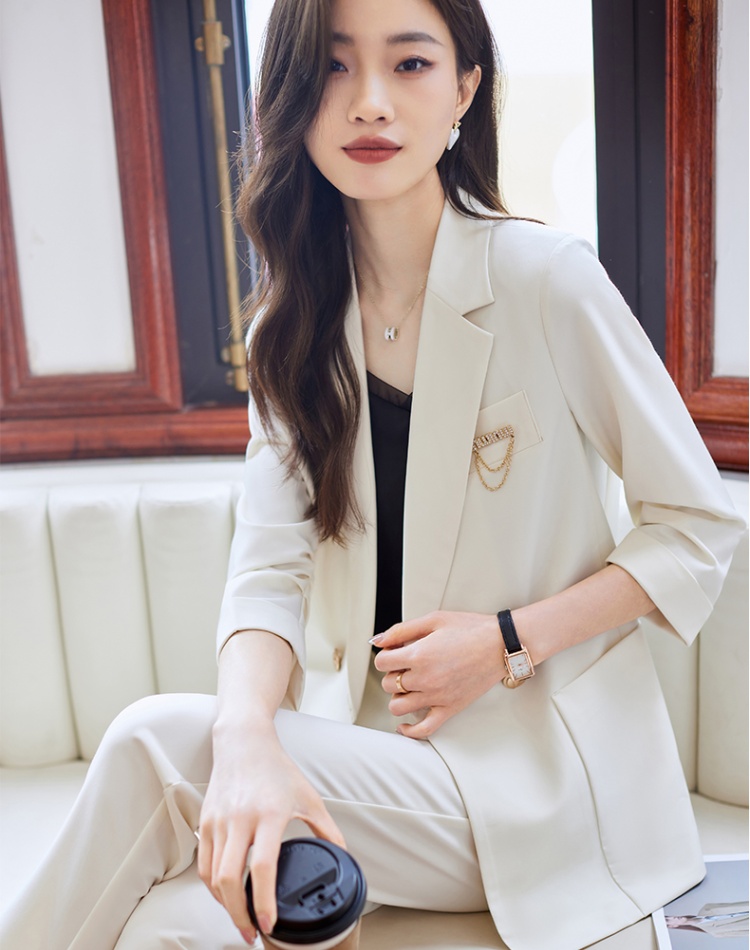 Spring coat temperament business suit 2pcs set