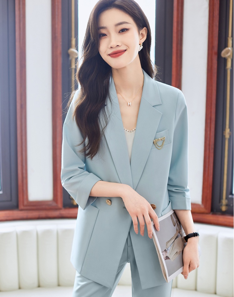 Spring coat temperament business suit 2pcs set