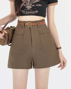 High waist A-line wide leg pants spicegirl shorts