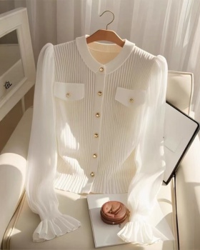 Niche tops white cardigan for women