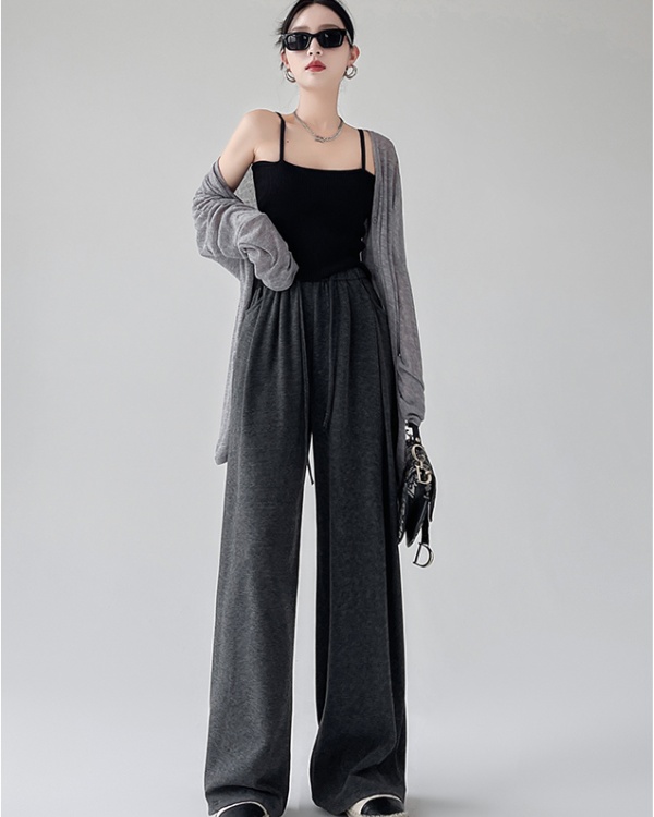 Drape spring and autumn wide leg pants Casual pants