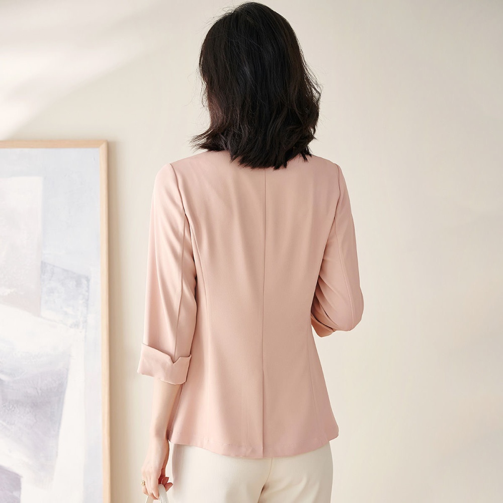 Spring and summer coat intellectuality business suit for women