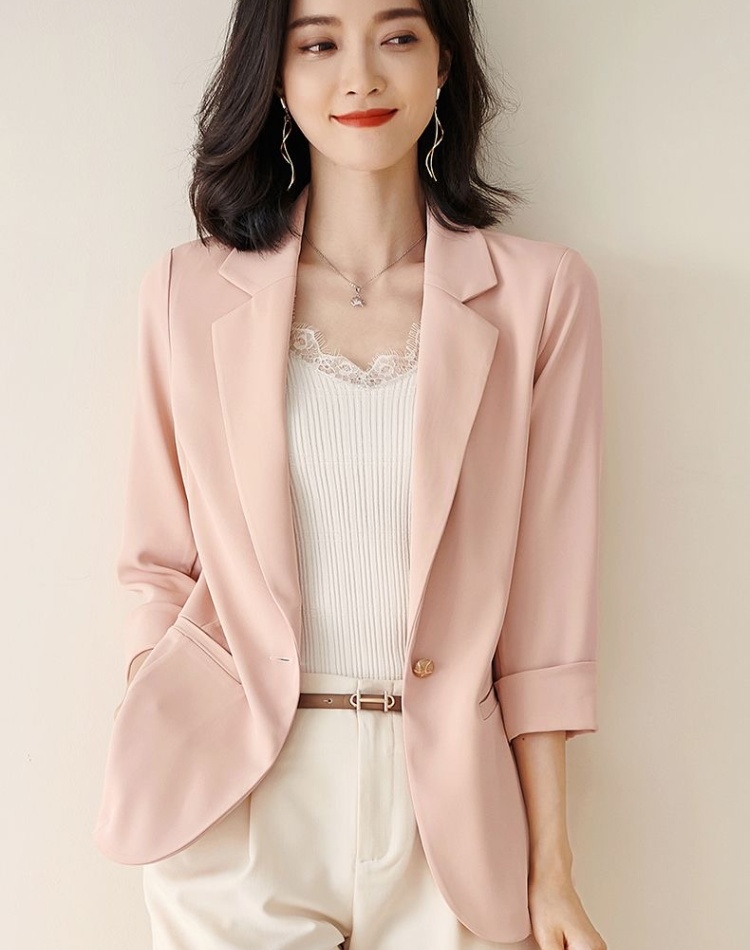 Spring and summer coat intellectuality business suit for women