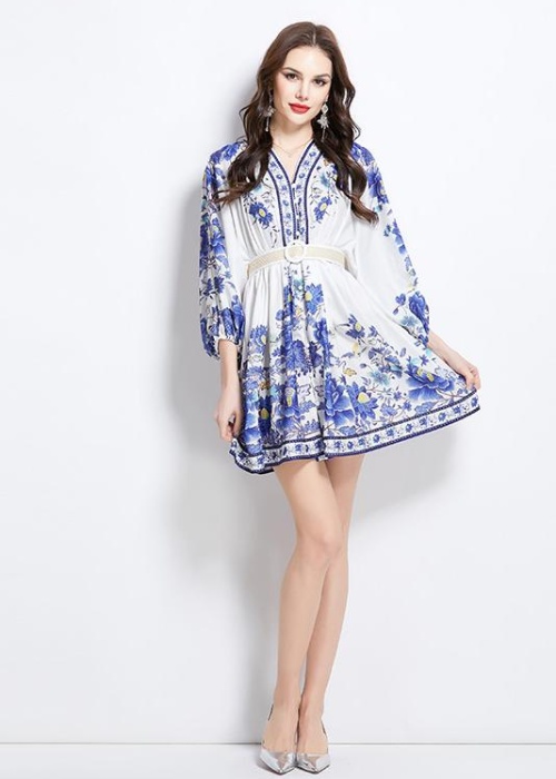 National style elegant spring and summer dress