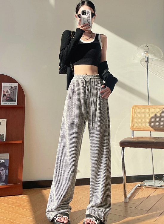 Spring and autumn sweatpants wide leg pants for women