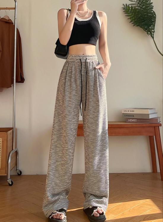 Spring and autumn sweatpants wide leg pants for women