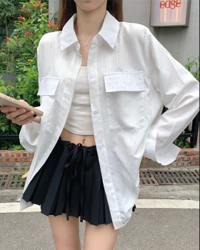 Air conditioning long sleeve shirt for women