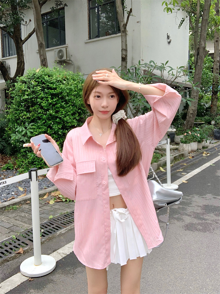 Air conditioning long sleeve shirt for women