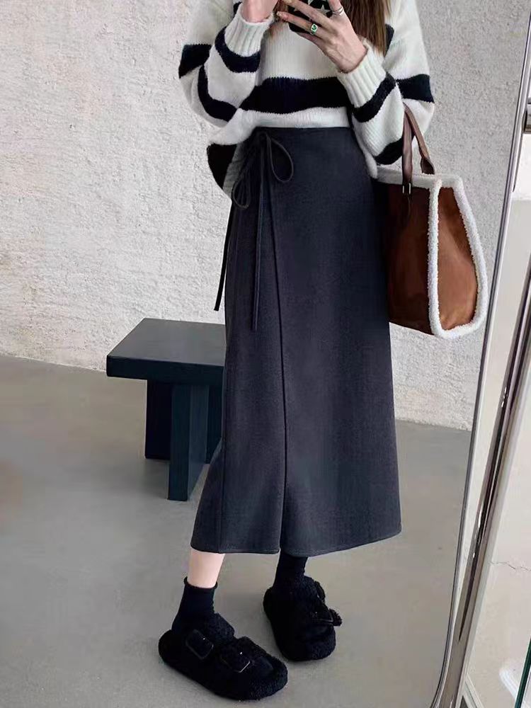 A-line large yard business suit fat slim skirt for women