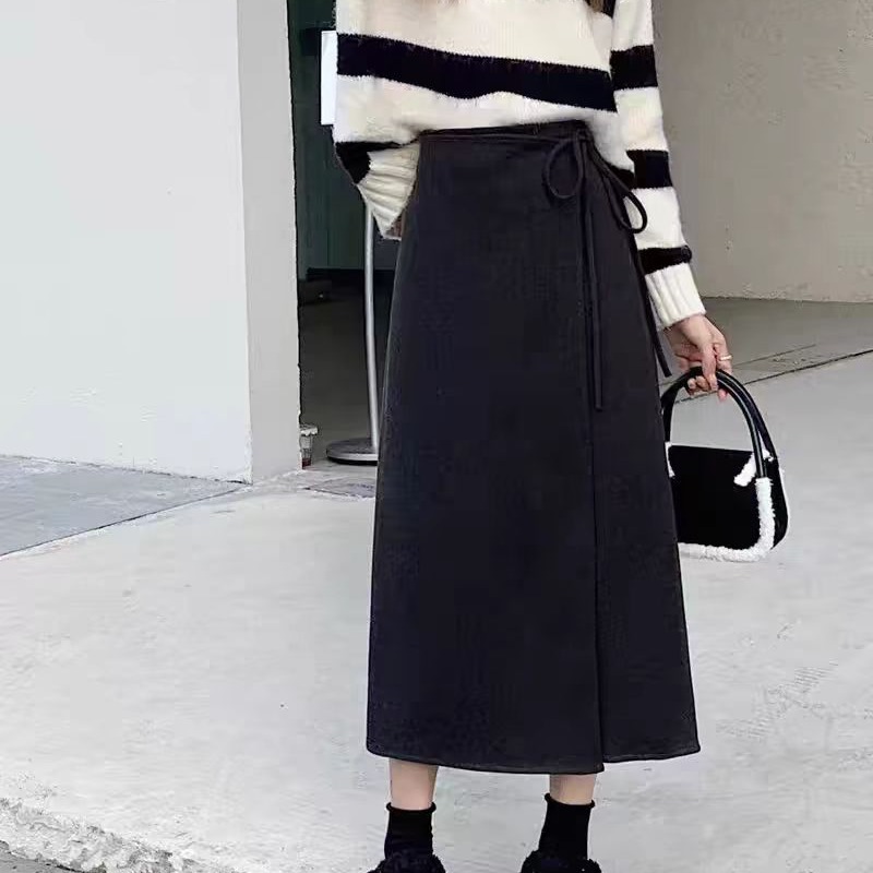 A-line large yard business suit fat slim skirt for women