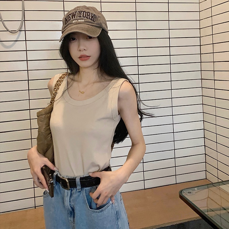 Anti emptied bottoming vest sling T-shirt for women