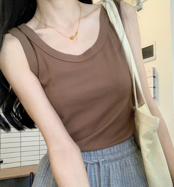 Anti emptied bottoming vest sling T-shirt for women