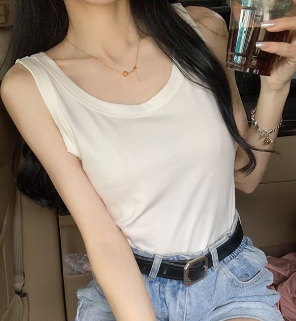 Anti emptied bottoming vest sling T-shirt for women