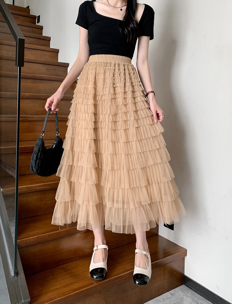 Gauze skirt summer short skirt for women