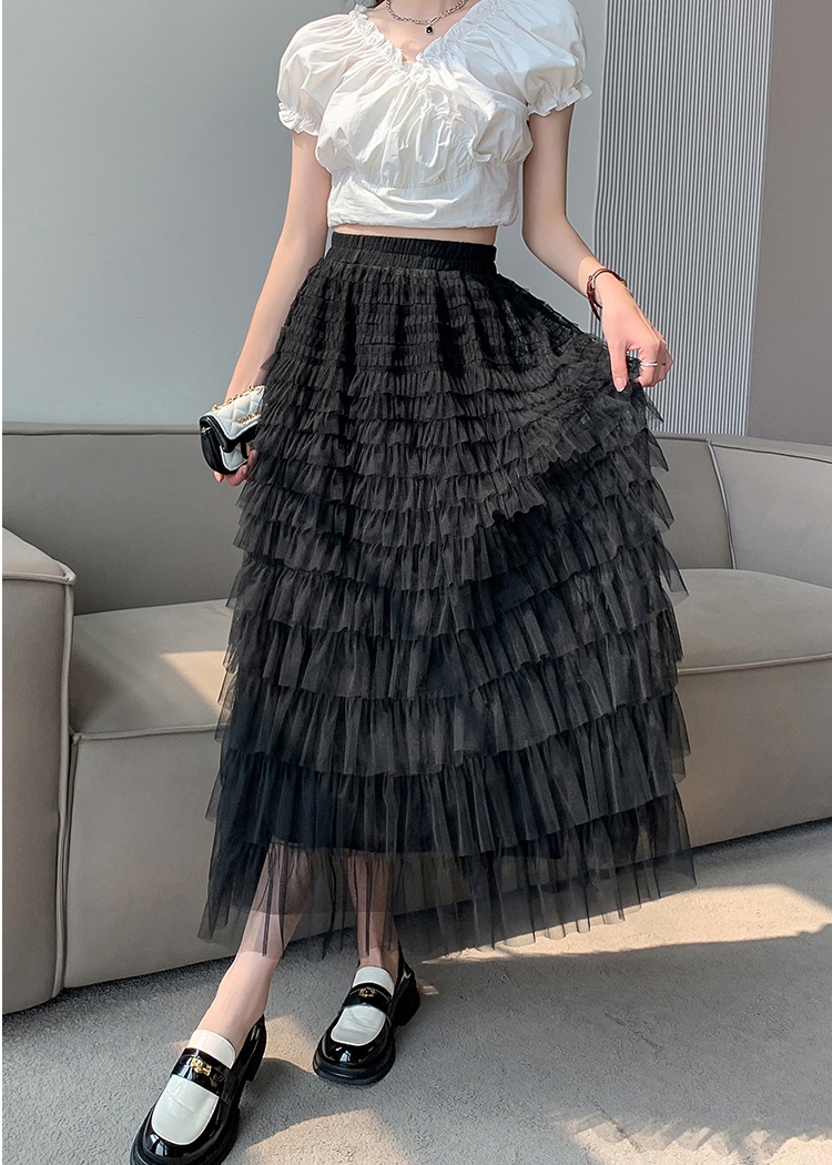 Gauze skirt summer short skirt for women